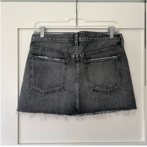 Agolde Jeanette Denim Mini Skirt Sz 28 - Picture 4 of 11